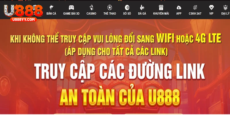 Cập nhật link chính thức của U888 