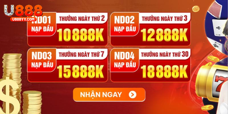 Khuyến mãi U88 cập nhật quanh năm 